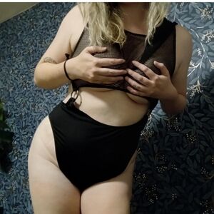 Killstar Black Mesh Hoodie Swimsuit